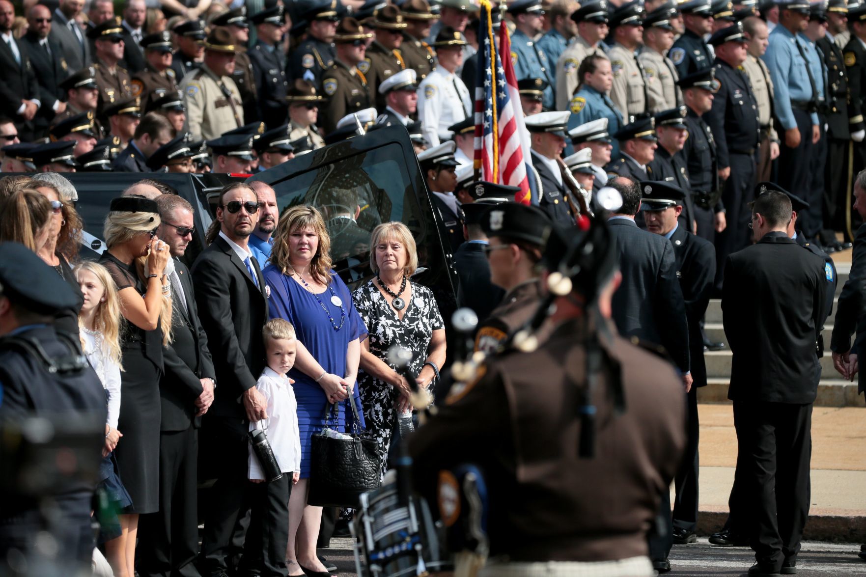 Funeral for North County Cooperative Police Officer Michael Langsdorf